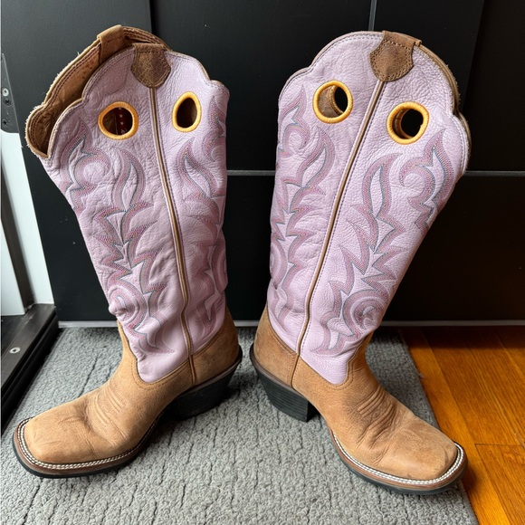 Tony Lama Western Boots Tall - Picture 2 of 7